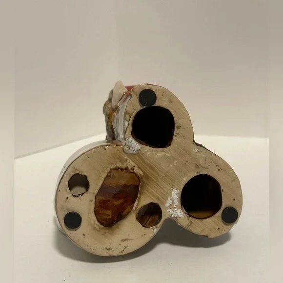 Porcelain Santas Tea Light Holder - Picture 3 of 9